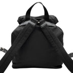 Prada Nylon Tessuto Backpack Saffiano Leather Shoulder Bag Purse Tote