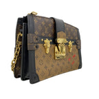 Louis Vuitton Shoulder Bag Monogram Reverse Trunk Clutch Brown — view 2