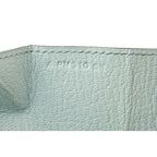 Hermes Coin Case Purse le Van Cattle Leather Light Blue — view 6