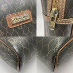 Christian Dior Honeycomb Pattern Clutch Bag Black Second Vintage — view 7