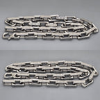 Louis Vuitton Necklace Chain Monogram Silver Color Metal Length — view 2