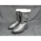 Hermes Johnny Leather Short Boots 35 Shoes Black