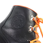 Hermes Hike Leather Logo Trekking Boots Short Black Brown Orange 41 Handbag — view 9