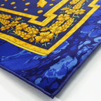 Hermes Carre 90 Carpe DIEM Enjoy Your Day Scarf 100% Silk Blue Sun — view 7