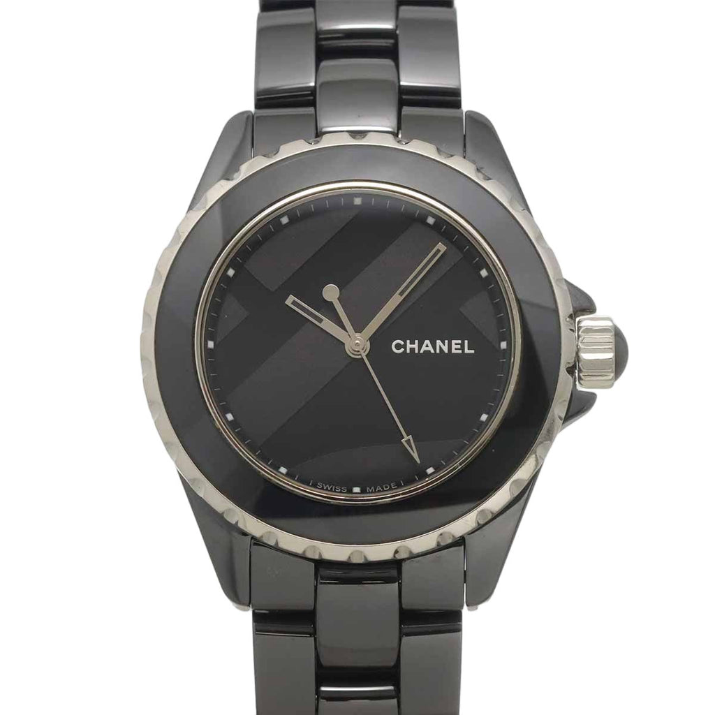 Chanel Untitled 38 Limited to Watch Date Black Ceramic Automatic Winding