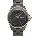 Chanel Untitled 38 Limited to Watch Date Black Ceramic Automatic Winding