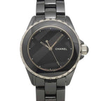 Chanel Untitled 38 Limited to Watch Date Black Ceramic Automatic Winding