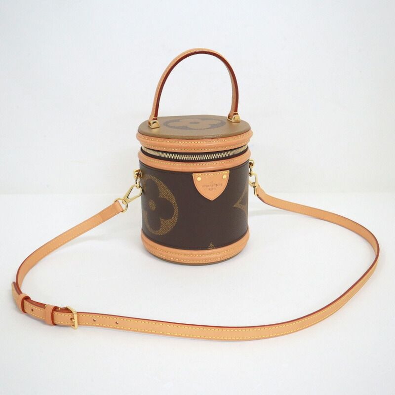 Louis Vuitton Cannes Shoulder Bag Monogram Giant Reverse Brown