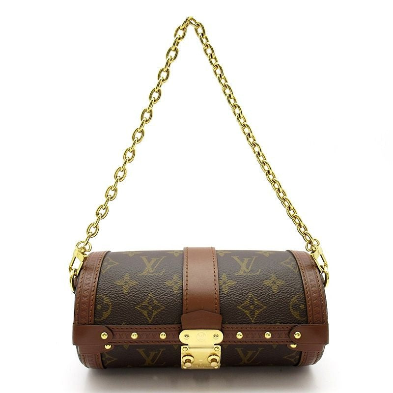Louis Vuitton Papillon Trunk Monogram Shoulder Bag Brown
