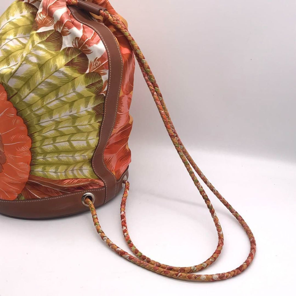 Hermes Silk Leather Soicle 22 Brazil Shoulder Bag Price Negotiation Welcome — view 7