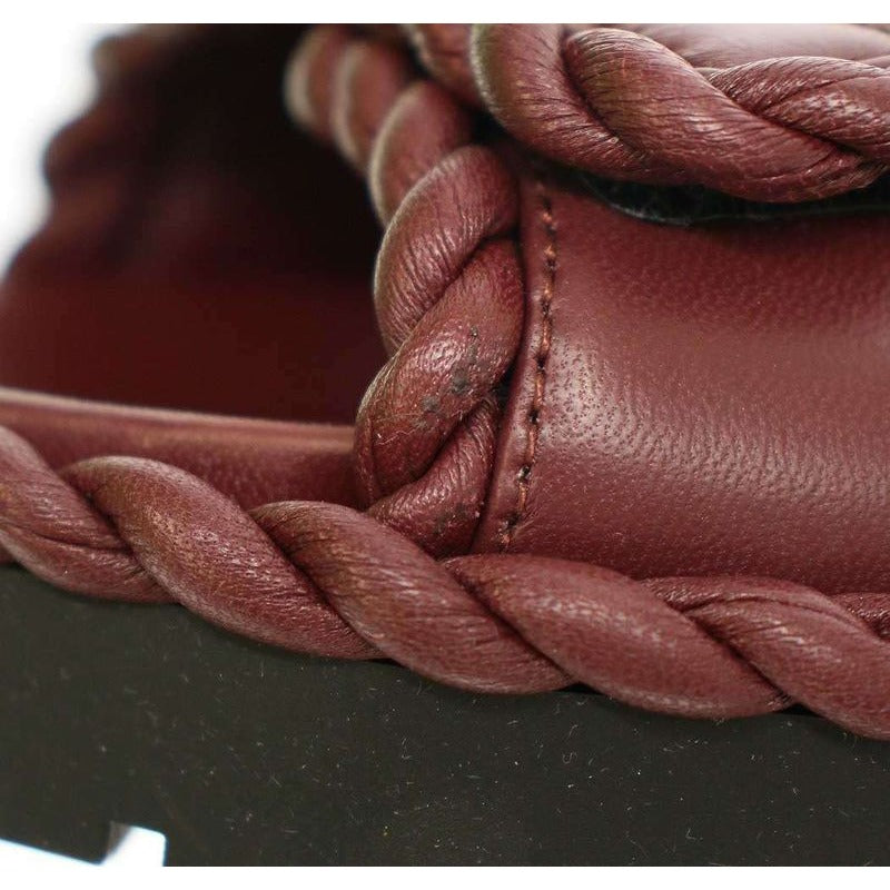 Bottega Veneta Jack Flat Sandals Barolo 35 — view 2