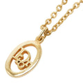Dior Logo Necklace Gold Plated