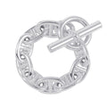 Hermes Bracelet Chaine D'ancre TGM 9 Links Silver