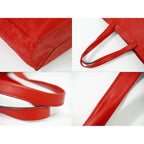 Loewe Anagram Tote Handbag Leather Red — view 6