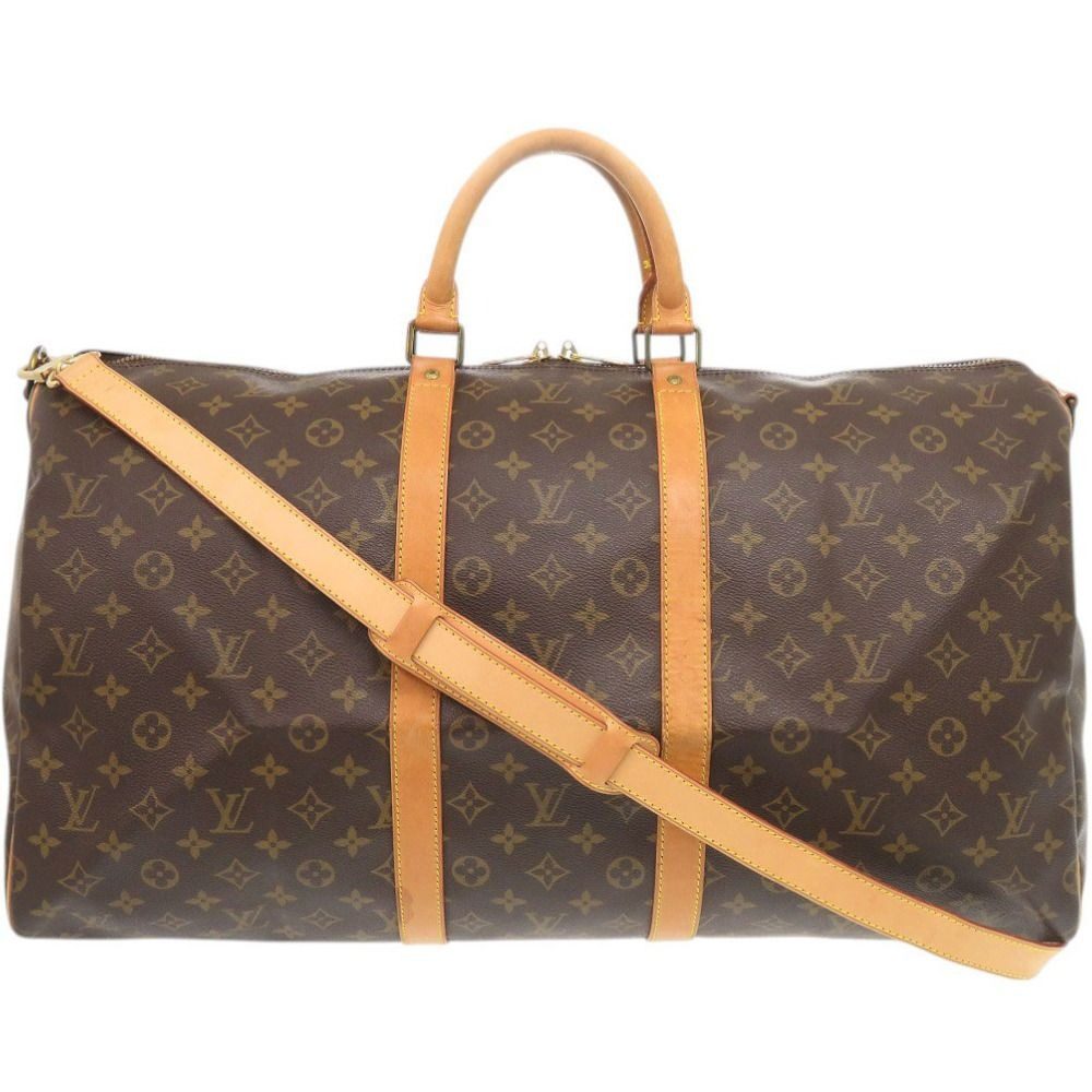 Louis Vuitton Keepall Bandouliere 55 Monogram Boston Bag