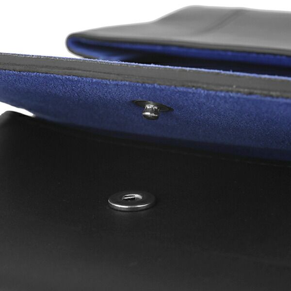 Bottega Veneta Card Case Nero Primary Blue — view 8