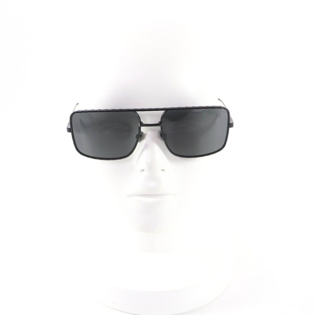 Chanel Pilot Sunglasses Logo Quilted Two Bridge Black — view 3