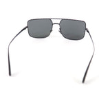 Chanel Pilot Sunglasses Logo Quilted Two Bridge Black — view 5