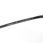 Chanel Pilot Sunglasses Logo Quilted Two Bridge Black — view 9
