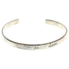 Gucci Blind for Love Bangle Bracelet Silver