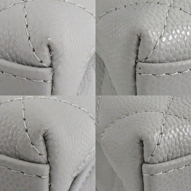 Chanel Quilted Top Handle Flap Bag Caviar Leather Coco 11 cm — view 9