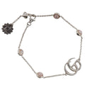 Gucci Double G 925 Silver and Mother-of-Pearl 6.3 Bracelet