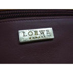 Loewe Handbag Elcano Bordeaux Leather — view 6