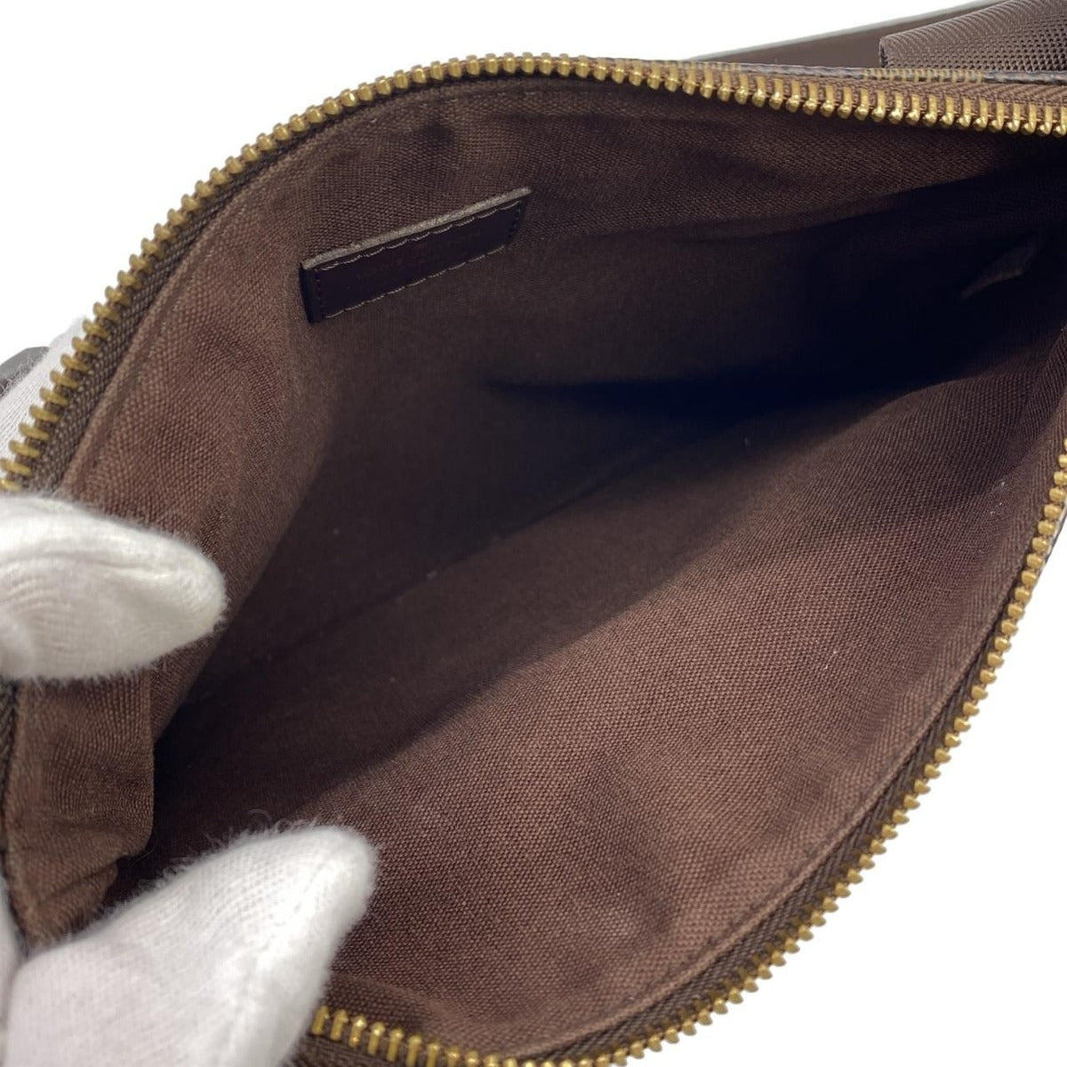 Louis Vuitton Damier Pochette Melville Shoulder Bag — view 8