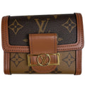 Louis Vuitton Portefeuille Dauphine Compact Trifold Wallet Monogram Reverse