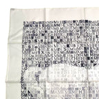 Hermes Carre 90 Scarf Cheval de Caracter Silk White — view 2