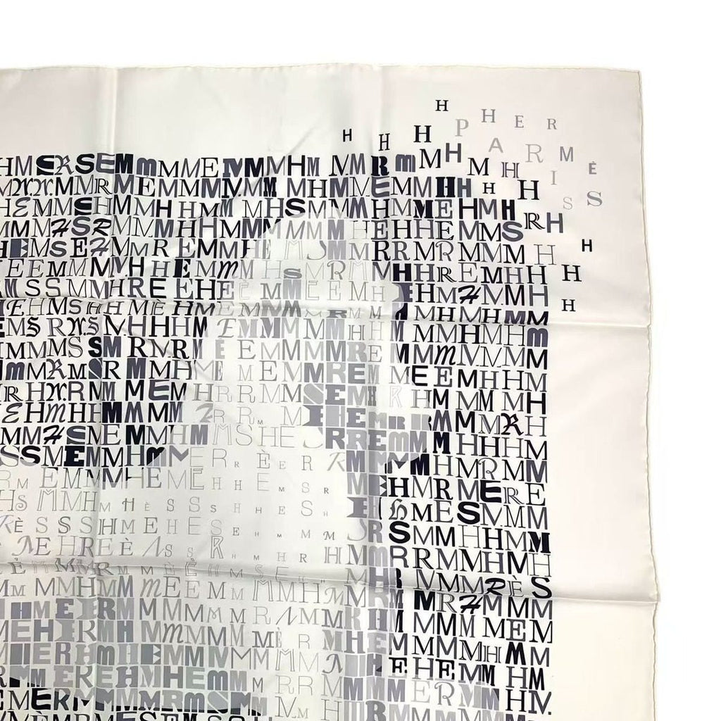 Hermes Carre 90 Scarf Cheval de Caracter Silk White — view 3