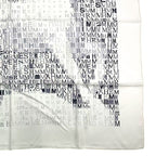 Hermes Carre 90 Scarf Cheval de Caracter Silk White — view 5