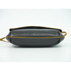Celine Leather Shoulder Bag Pochette Black — view 3