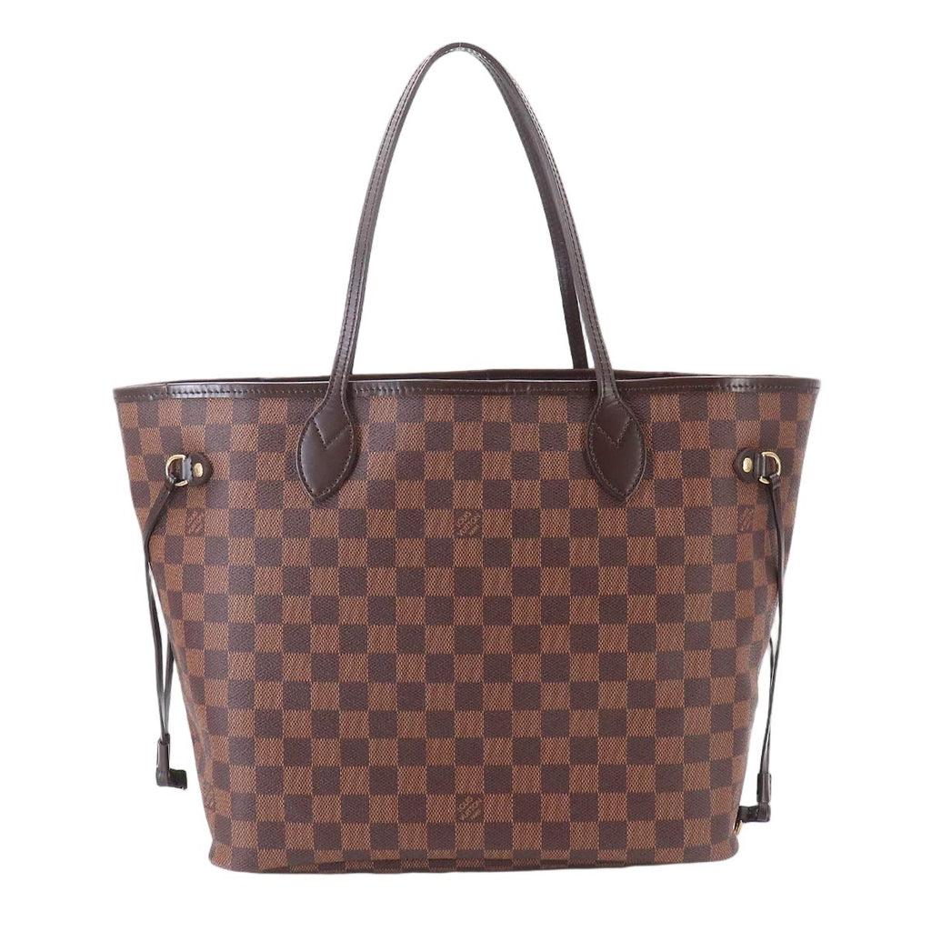 Louis Vuitton Damier Neverfull MM Tote Ebene Cerise Brown