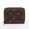 Louis Vuitton Monogram Zippy Coin Purse Wallet Round Zip Compact