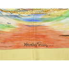 Hermes Carre 90 Large Scarf Turkana Pearls Les Perles De 100% Silk — view 4