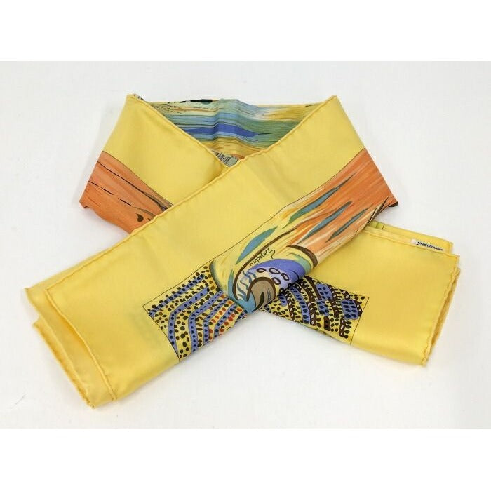Hermes Carre 90 Large Scarf Turkana Pearls Les Perles De 100% Silk — view 5