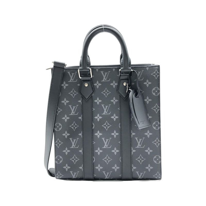 Louis Vuitton Monogram Eclipse Sac Plat Cross Bag — view 2