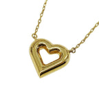 Louis Vuitton Necklace &V Heart Gold Accessory — view 2