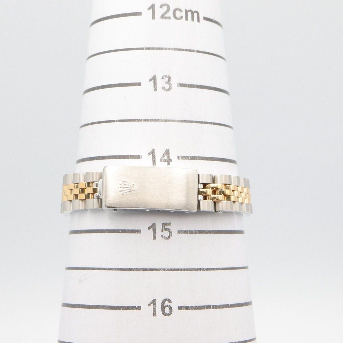Rolex Datejust L Number Champagne Bar CH BA 18k Stainless Steel Watch — view 6