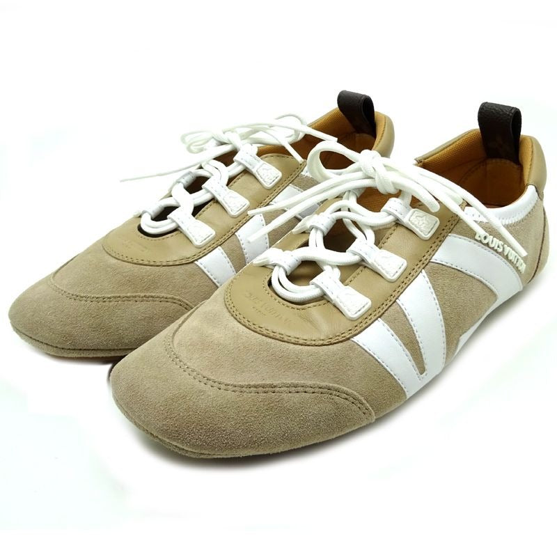 Louis Vuitton Sneakers Leather Suede