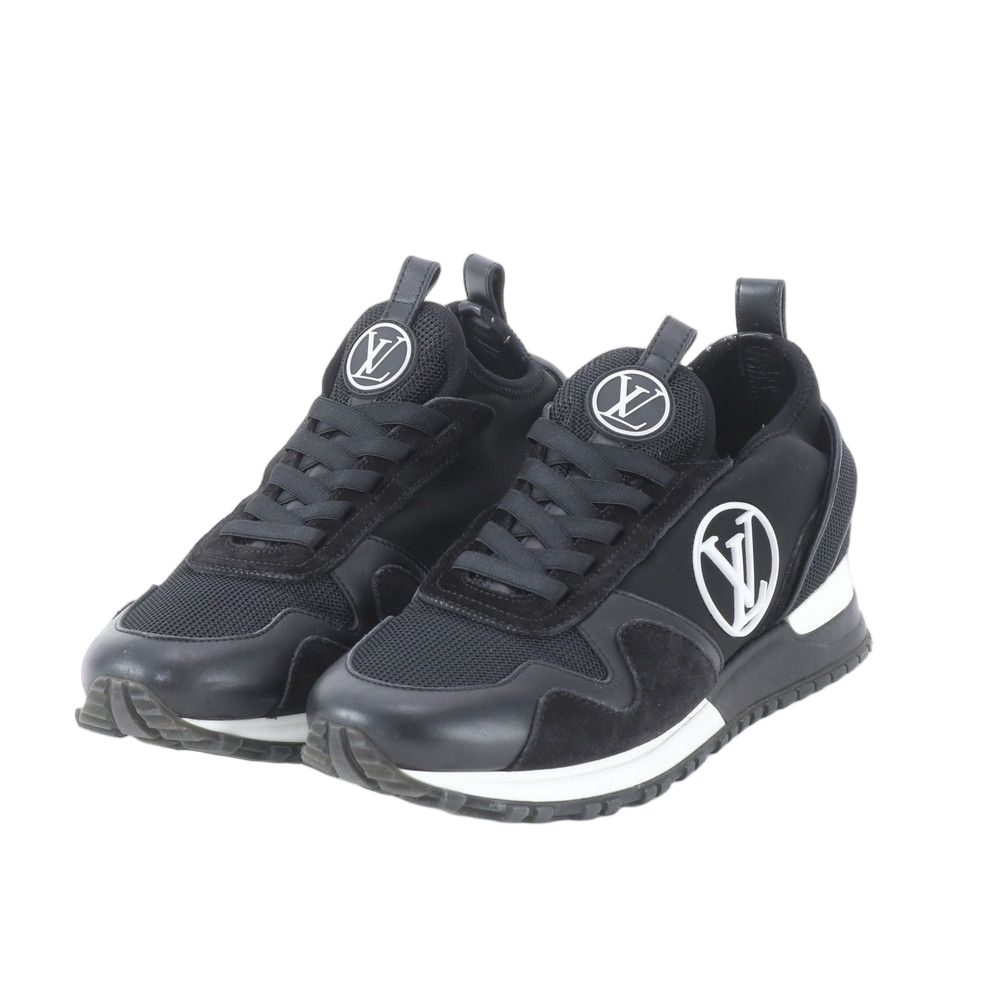 Louis Vuitton Run Away Line 37 Low Cut Sneakers Leather Black