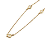 Tiffany & Co by the Yard Diamond Yellow Gold Clear Bracelet