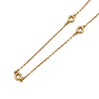 Tiffany & Co by the Yard Diamond Yellow Gold Clear Bracelet — view 2