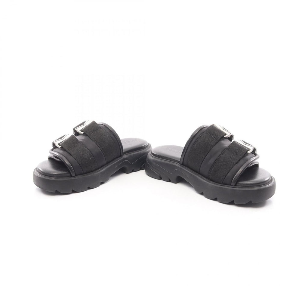 Bottega Veneta Sandals Flash Black Leather Nylon — view 3