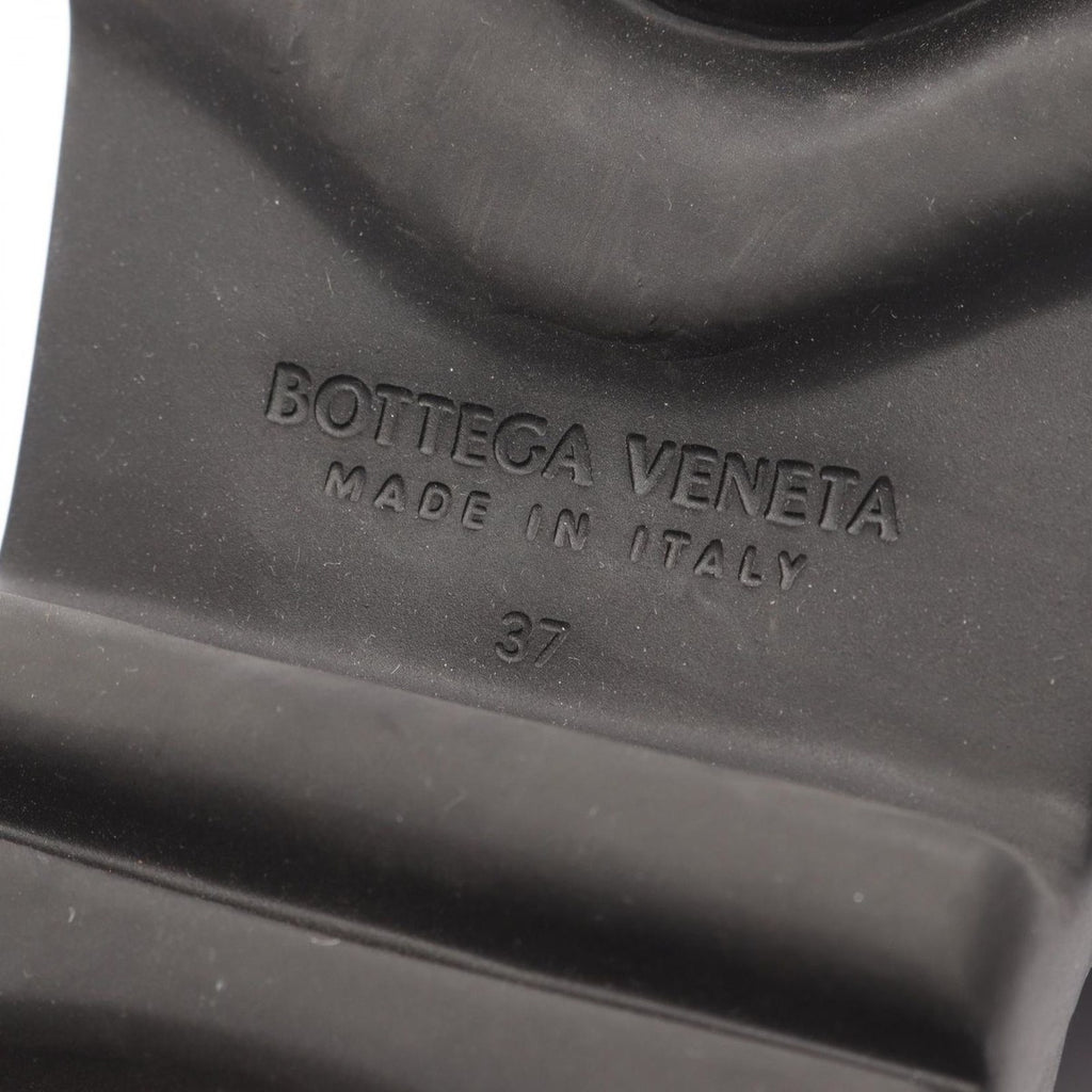 Bottega Veneta Sandals Flash Black Leather Nylon — view 6