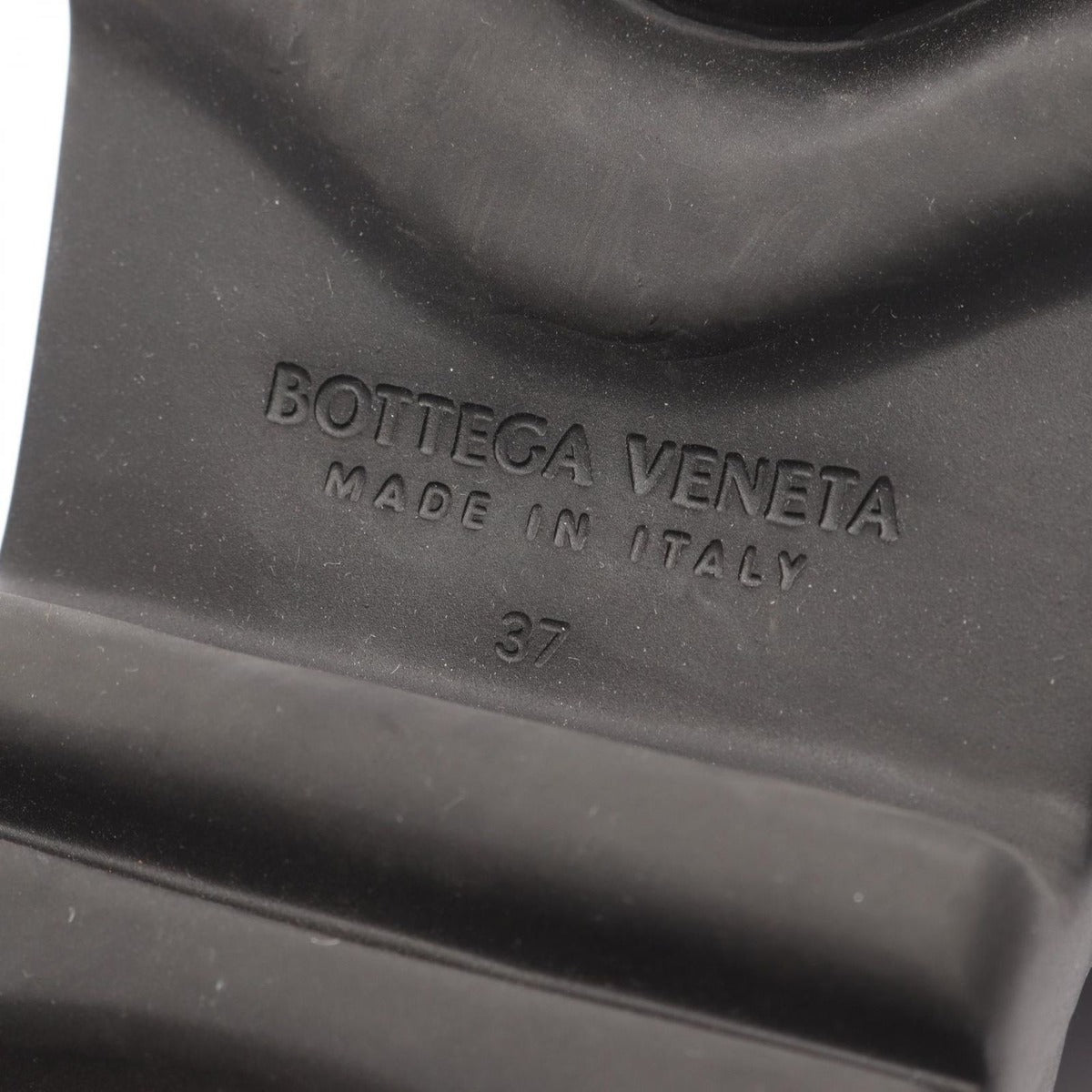 Bottega Veneta Sandals Flash Black Leather Nylon — view 6