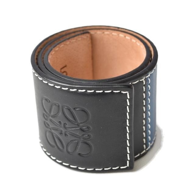 Loewe Bracelet Bangle Anagram Black Blue — view 2