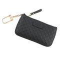 Gucci Key Case Micro Guccissima Leather Coin Black
