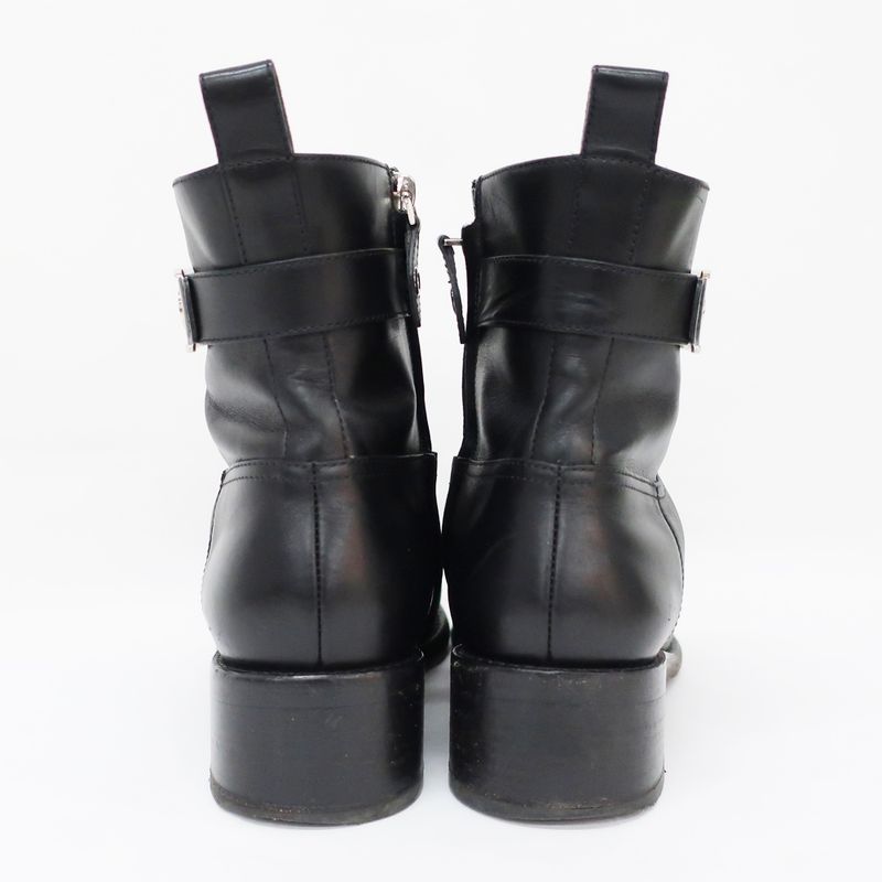 Louis Vuitton Boots Waist Side Line Black Short Leather — view 4